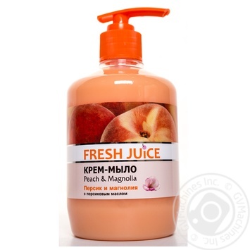 Soap Fresh juice peach liquid 460ml - buy, prices for MegaMarket - photo 1