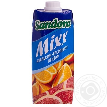 Unclarified pasteurized nectar Sandora Mix orange-grapefruit tetra pak 500ml Ukraine - buy, prices for - photo 1