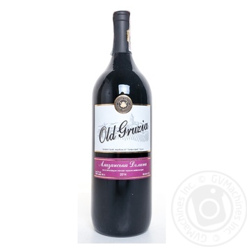 Wine Alazani valley red semisweet 12% 1500ml glass bottle Georgia - buy, prices for MegaMarket - photo 1