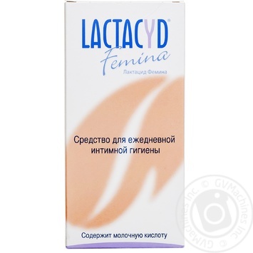 Засіб Лактацид Феміна для інтимної гігієни  200мл