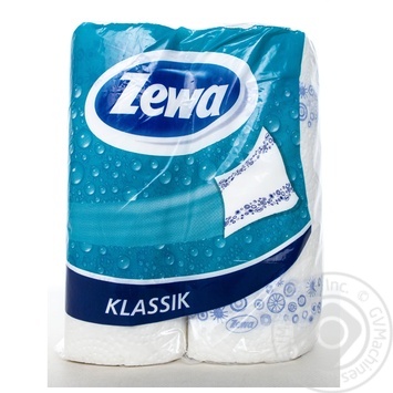 Бумажные полотенца Zewa Klassik 2 слоя 2шт купить, цены на МегаМаркет - фото 1