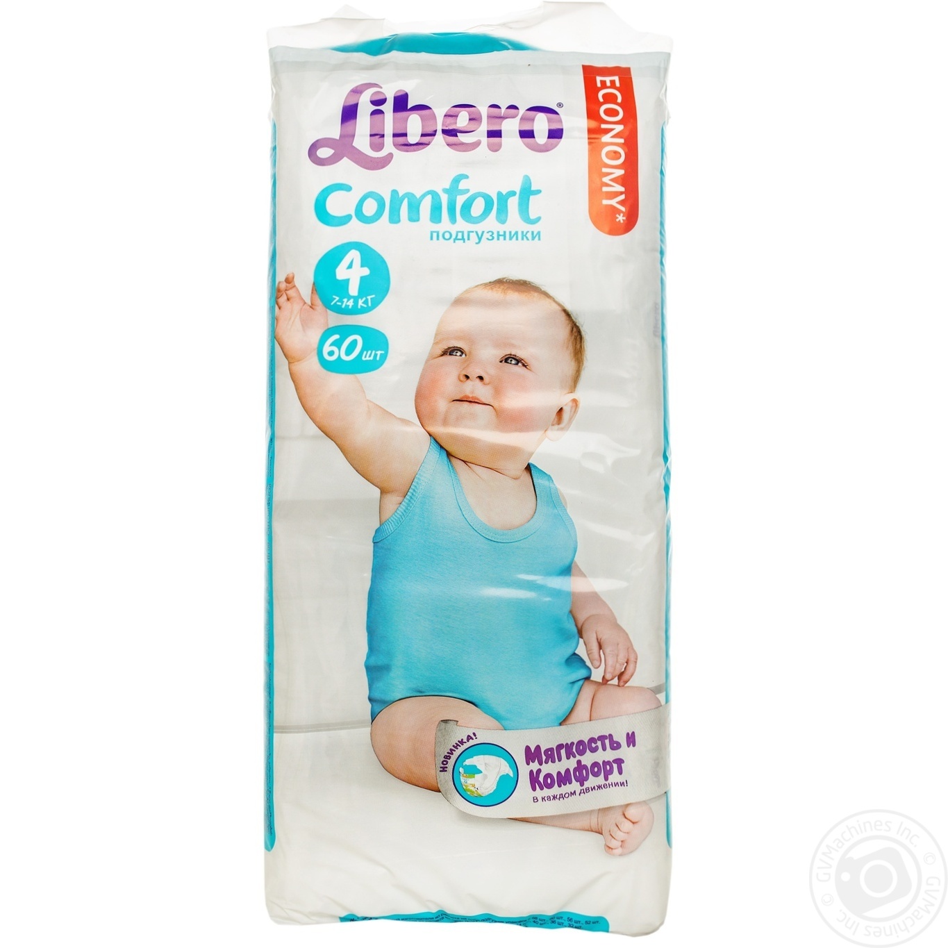 

Подгузники Libero Comfort 4 7-14кг 60шт