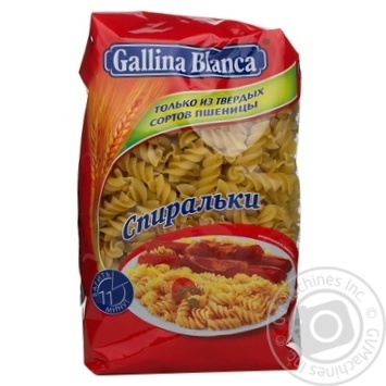 Pasta fusilli Gallina blanca 450g polyethylene packaging - buy, prices for NOVUS - photo 1