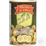 Оливки зеленые Maestro de Oliva с лимоном 300мл