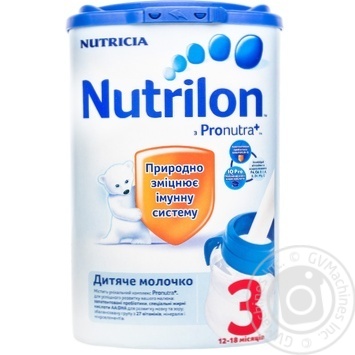 Milk formula Nutrilon Nutricia 3 for 12 to 18 months babies 800g The Netherlands - buy, prices for NOVUS - photo 1