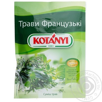 Приправа Котані Французькі трави 17г купити, ціни на МегаМаркет - фото 3