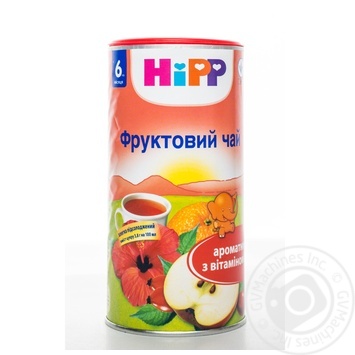 Baby fruit tea HiPP with vitamin C for 6+ months babies 200g Switzerland - buy, prices for MegaMarket - photo 1