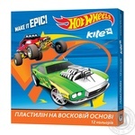 Пластилин на восковой основе Kite Hot wheels 12цветов