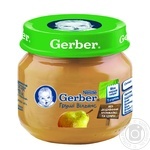 Fruit puree Gerber Williams pear for 4+ months babies 80g