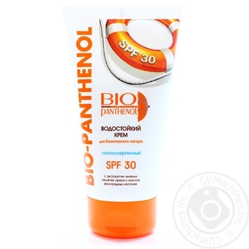 Крем BioSUN 150 мл водостійкий д/безпечної засмаги SPF-30 купить, цены на МегаМаркет - фото 1