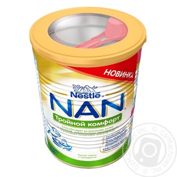 Суха суміш дитяча Nestle NAN з народження Потрійний комфорт 400г купити, ціни на МегаМаркет - фото 2