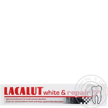 Зубна паста Lacalut White & Repair 75мл купити, ціни на МегаМаркет - фото 5