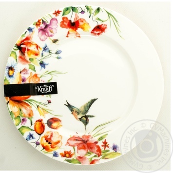 Тарілка мілка O19см Colibri. Артикул: 21-244-033. TM Krauff. купити, ціни на МегаМаркет - фото 1