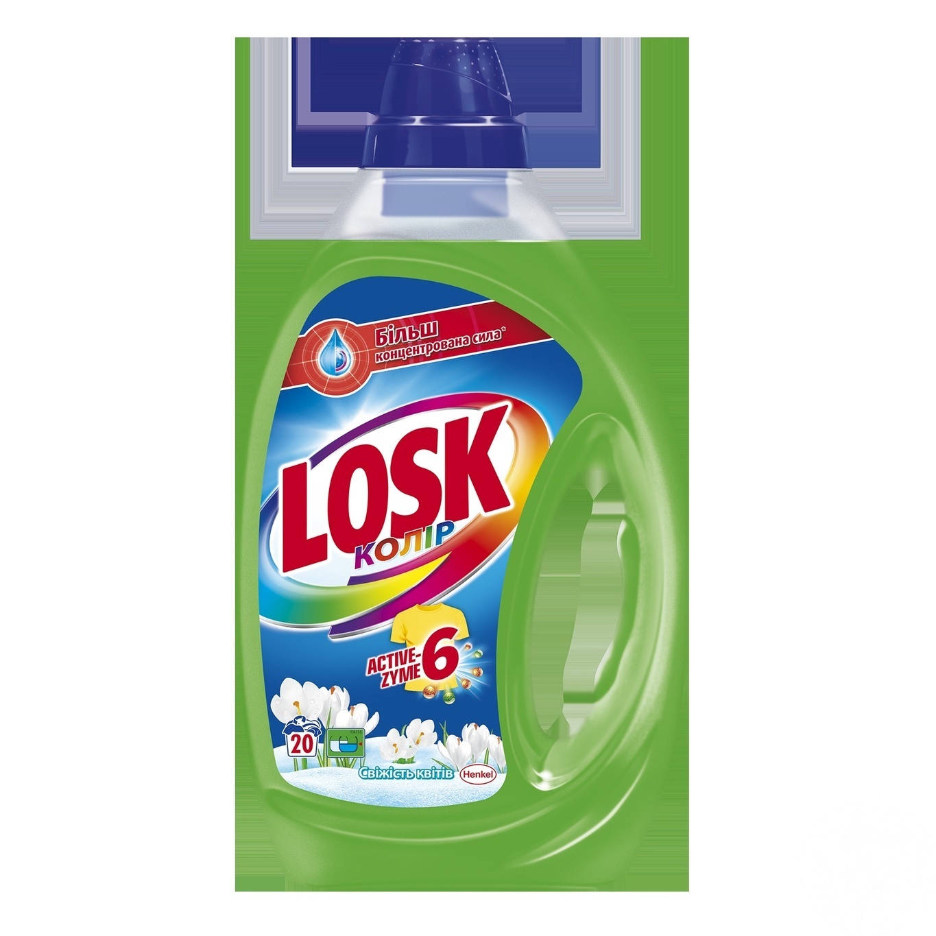 

Гель для стирки Losk Цвет Свежесть цветов 1л