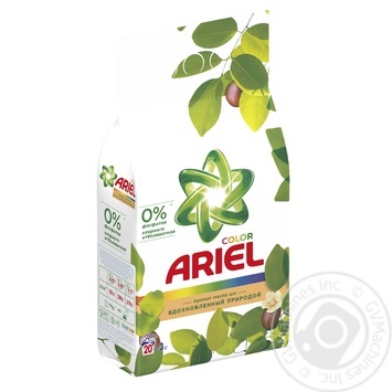 Порошок пральний Ariel Аромат масла ши автомат 3кг купити, ціни на МегаМаркет - фото 2