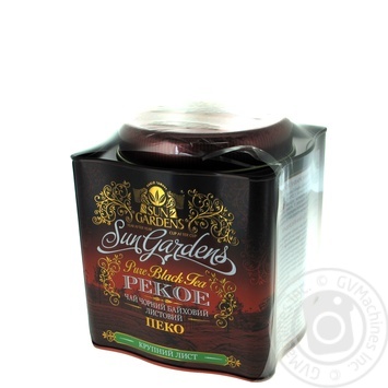 Tea Sun gardens black 200g can - buy, prices for MegaMarket - photo 1