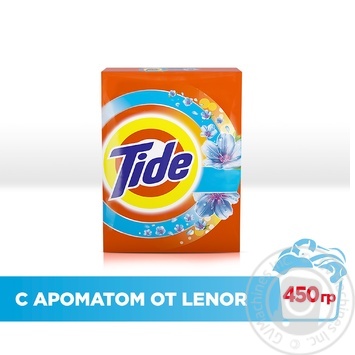 Laundry detergent powder Tide 2in1 Lenor Effect 450g - buy, prices for MegaMarket - photo 2