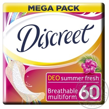 Daily Liners Discreet Summer Fresh 60pcs - buy, prices for MegaMarket - photo 3