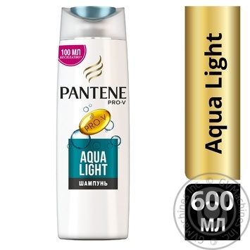 Шампунь Pantene Аквалайт 600мл - купить, цены на - фото 2