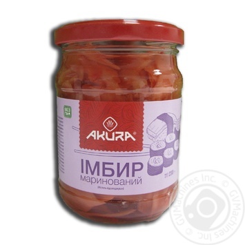 Імбир Akura маринований 450г х15 купити, ціни на МегаМаркет - фото 3
