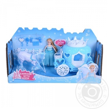 Toy Set Carriage with Horse 42cm - buy, prices for Auchan - photo 2