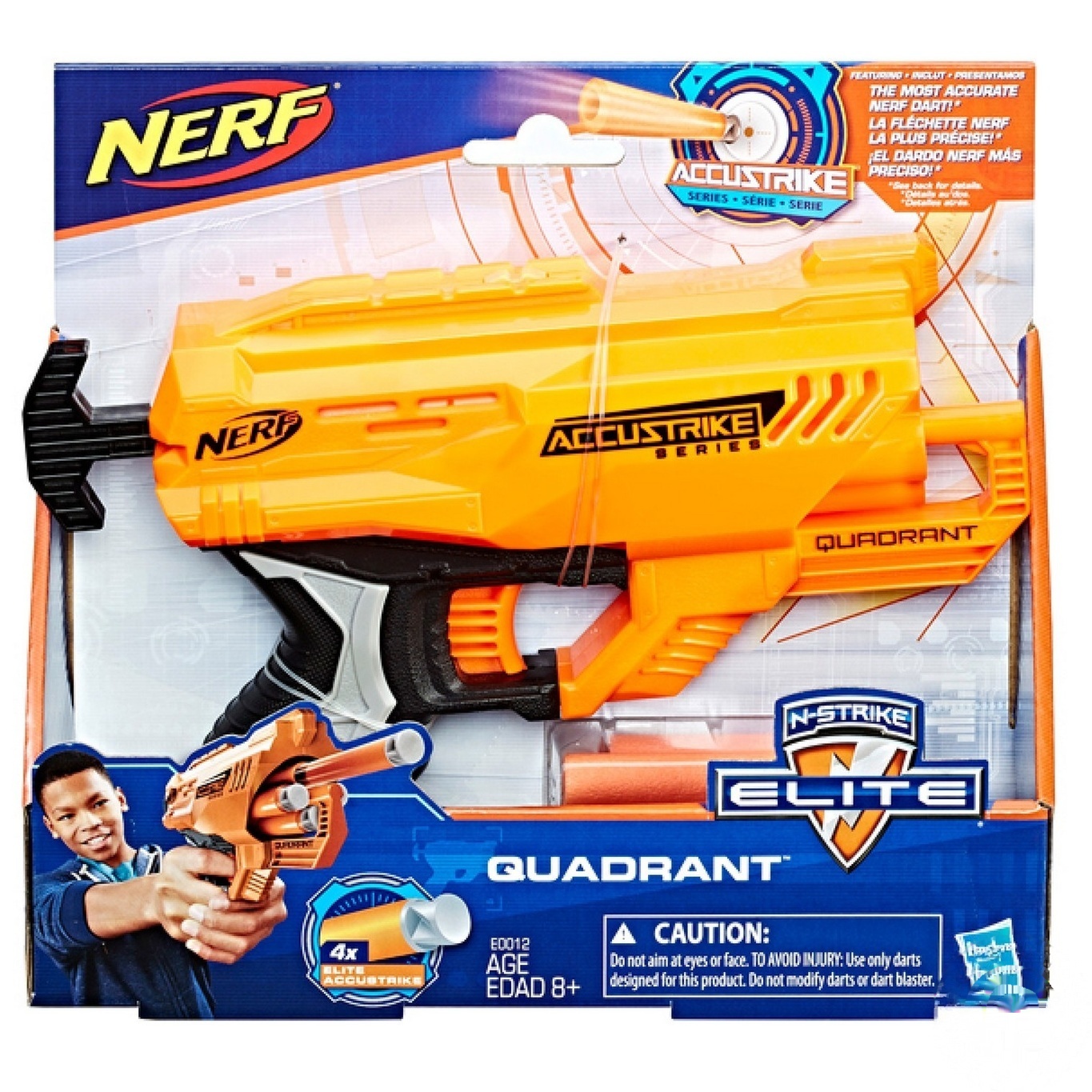 

Игрушка Hasbro Nerf Accustrike Elite Quadrant Бластер