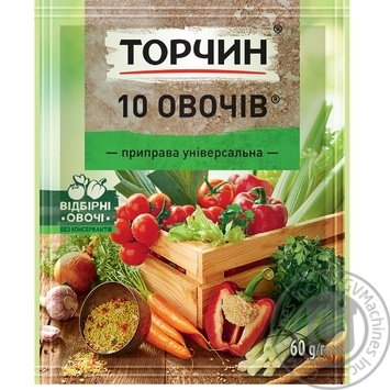 Torchyn 10 vegetables universal seasonings 60g - buy, prices for MegaMarket - photo 2