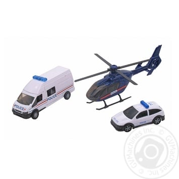 One two fun Set of Models of Rescue Vehicles in assortment 1:48 3pcs - buy, prices for Auchan - photo 1