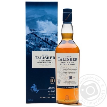Віскі Talisker 10років 700мл купити, ціни на МегаМаркет - фото 1