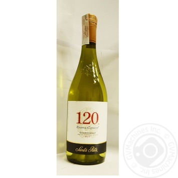 Вино Santa Rita 120 Chardonnay біле сухе 0.75л x6 купити, ціни на МегаМаркет - фото 3