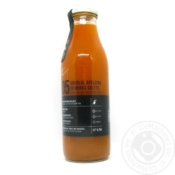 Vaisiu Sultys Apple-Orange-Carrot Juice with Pulp 0.75l - buy, prices for NOVUS - photo 1