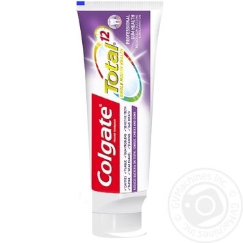 Зубна паста Colgate Total 12  Pro-Здоров'я Ясен 75 мл купити, ціни на МегаМаркет - фото 2