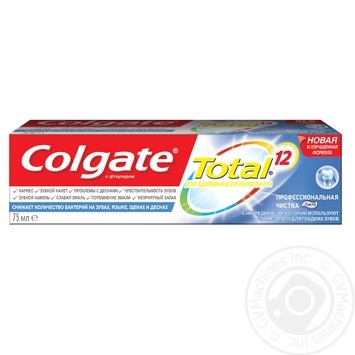 Зубна паста Colgate total 12 професійне чищення 75мл купити, ціни на МегаМаркет - фото 5