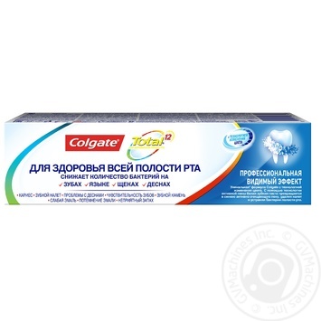 Зубная паста Colgate Total12 Заметное действие 75мл купить, цены на МегаМаркет - фото 4