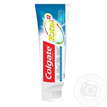 Зубна паста Colgate Total12 Помітна дія 75мл купити, ціни на МегаМаркет - фото 6
