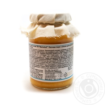 Puree Marmaluzi vegetable with meat for children from 9 months 190g - buy, prices for MegaMarket - photo 2