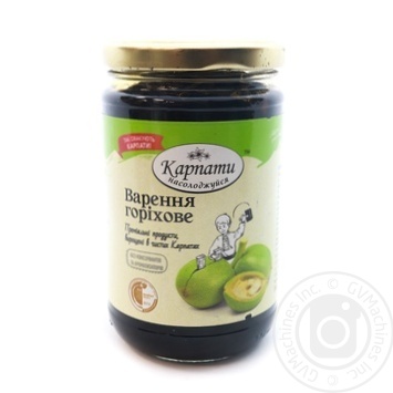 Jam Karpaty nasolodzhuisia nuts 360g glass jar - buy, prices for MegaMarket - photo 3