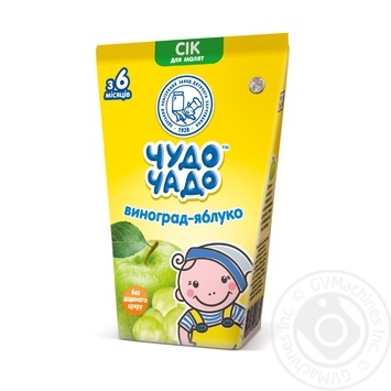 Juice Chudo-chado apple-vine for children 125ml - buy, prices for MegaMarket - photo 1