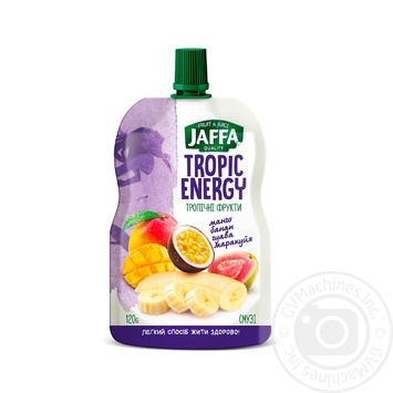 Смузі Jaffa Tropic Energy Манго-Банан-Гуава-Маракуйя 120г купити, ціни на МегаМаркет - фото 3