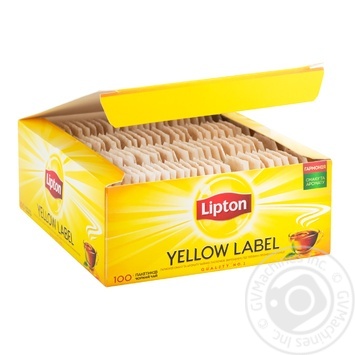 Lipton Yellow label black tea 100pcs*2g - buy, prices for MegaMarket - photo 3