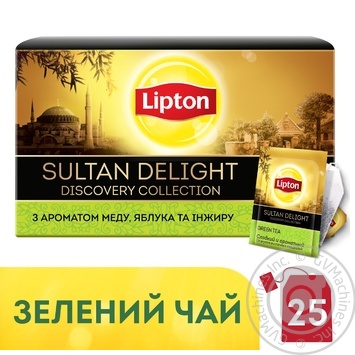 Чай Lipton Sultan Delight мед.25п. - купити, ціни на МегаМаркет - фото 3