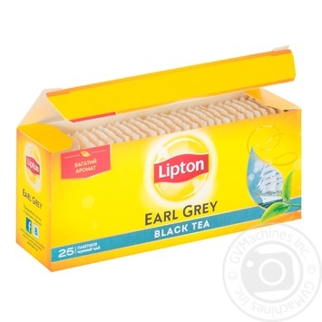 Lipton Черный чай в пакетиках Earl Grey 25шт×2г купить, цены на МегаМаркет - фото 2
