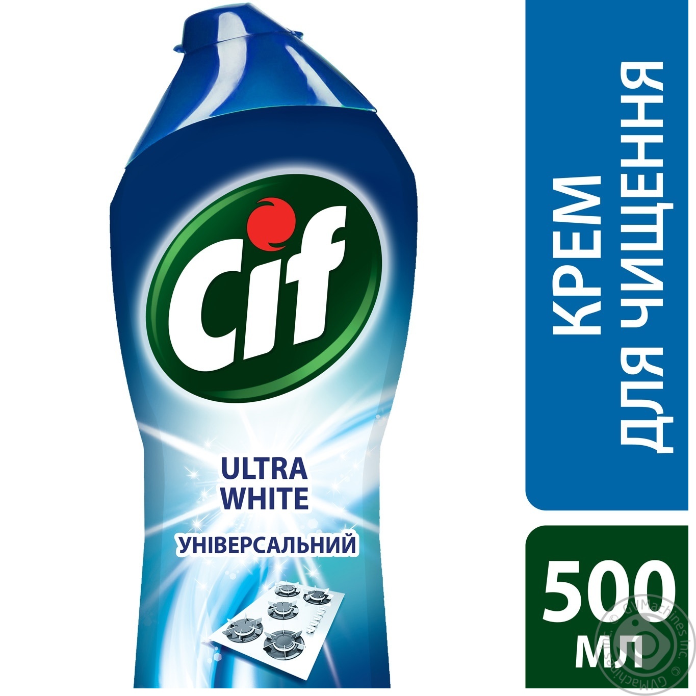 Cream cleaner Cif Ultra White 500ml → Household → Household chemicals → ...