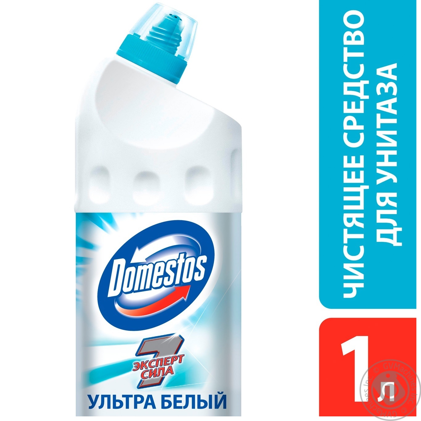 

Средство Domestos Ультра белый для чистки унитаза 1л