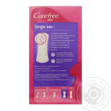 Pads Carefree Plus for women large 36pcs - buy, prices for MegaMarket - photo 5