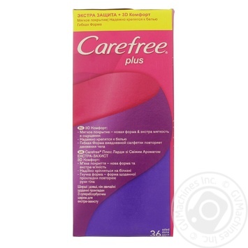 Pads Carefree Plus for women large 36pcs - buy, prices for MegaMarket - photo 3