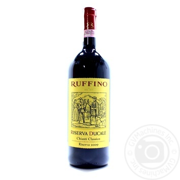 Ruffino Riserva Ducale Red Dry Wine 13.5% 1.5l - buy, prices for MegaMarket - photo 1