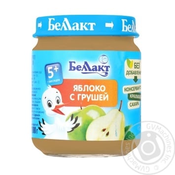 Bellakt Apple and Pear Puree 100g - buy, prices for Auchan - photo 1