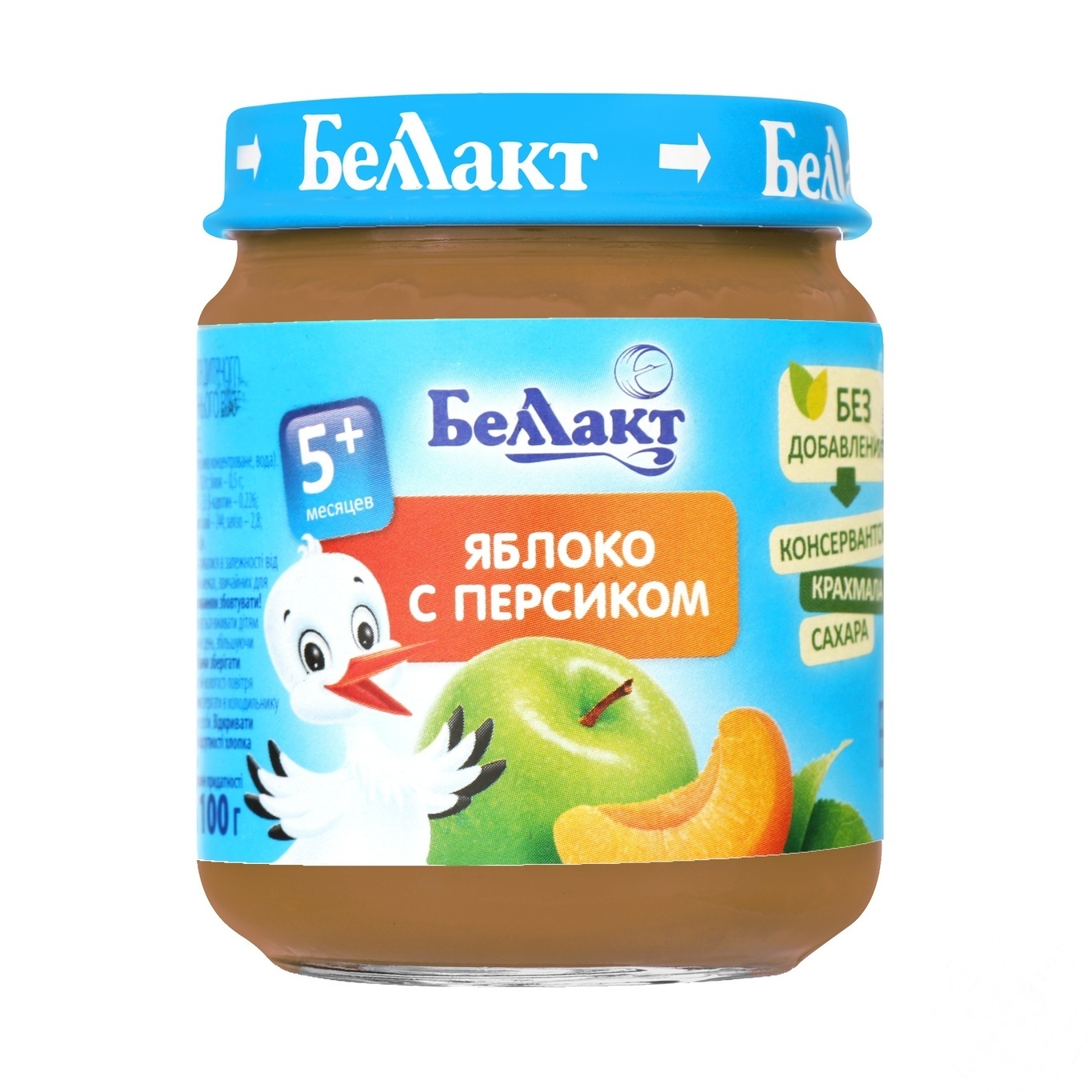 

Пюре Беллакт яблоко с персиком 100г