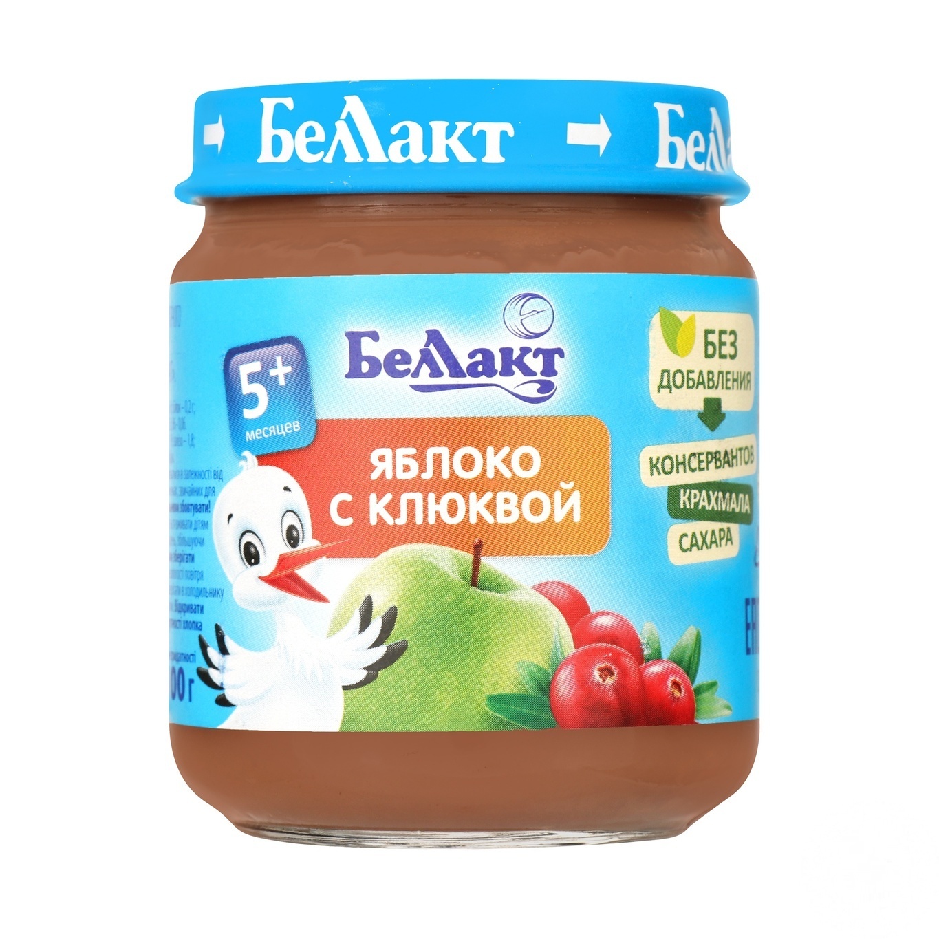 

Пюре Беллакт яблоко с клюквой 100г